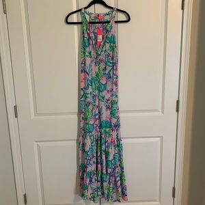 Lilly Pulitzer Luliana Maxi Dress Amethyst Tint M
